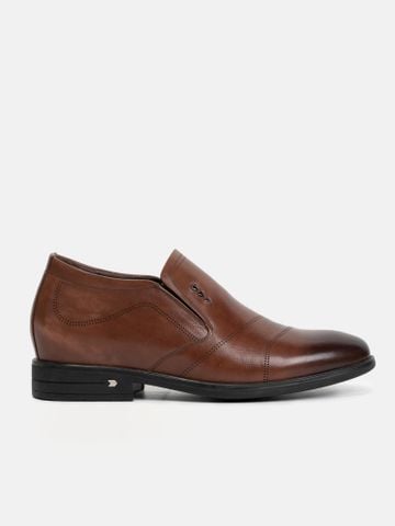 Nâu##Giày đế cao nam Basic Loafer - NGW002-1