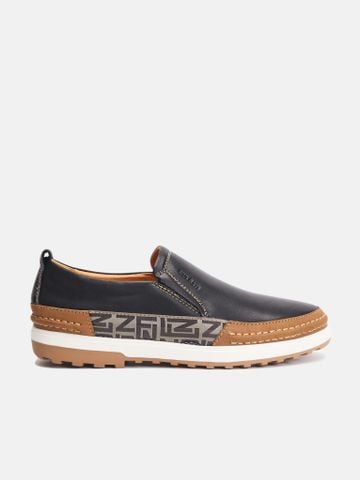 Đen##Giày thể thao nam Mulgati Slip on - 3303-3
