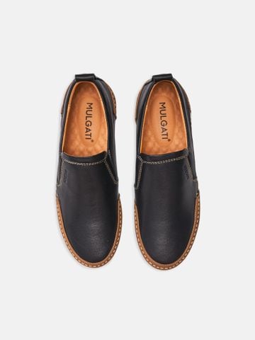 Đen##Giày thể thao nam Mulgati Slip on - 3303-3