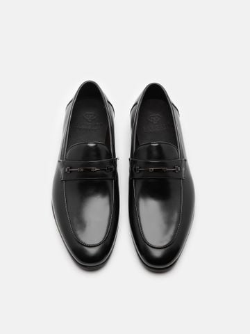Đen##Giày lười nam Mulgati Horsebit Loafer - 1026A-1