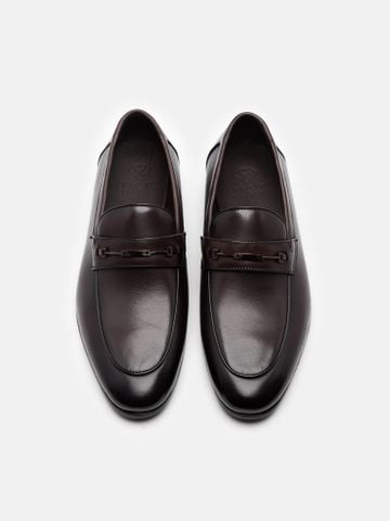 Nâu đen##Giày lười nam Mulgati Horsebit Loafer - 1026A-1