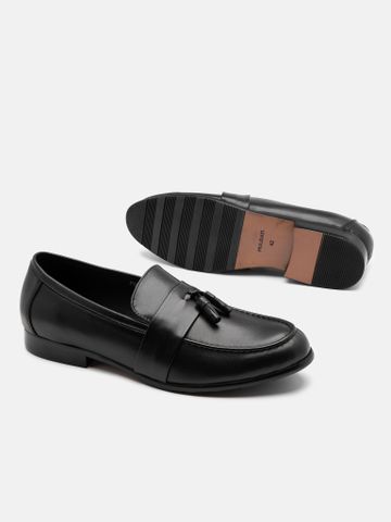 Đen##Giày lười nam Mulgati Tassel Loafer - 6917