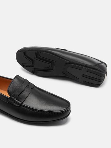 Đen##Giày lười nam Mulgati Penny Moccasin - 7628A-32