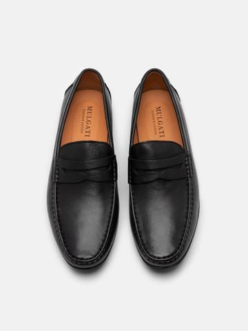Đen##Giày lười nam Mulgati Penny Moccasin - 7628A-32