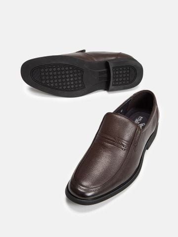 Nâu##Giày lười nam Mulgati Basic Loafer - 81012