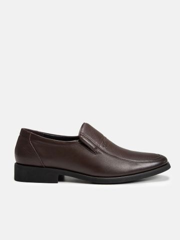 Nâu##Giày lười nam Mulgati Basic Loafer - 81012