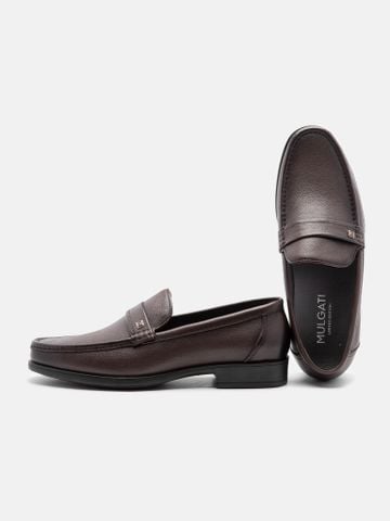 Nâu##Giày lười nam Mulgati Loafer - A22097