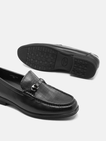 Đen##Giày lười nam Mulgati Horsebit Loafer - A258C-A2