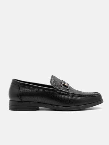 Đen##Giày lười nam Mulgati Horsebit Loafer - f268-8