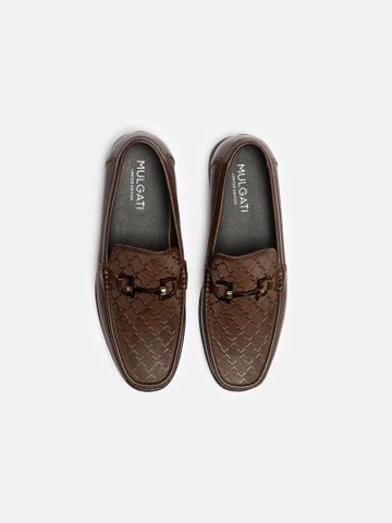 Nâu##Giày lười nam Mulgati Horsebit Loafer - f268-8