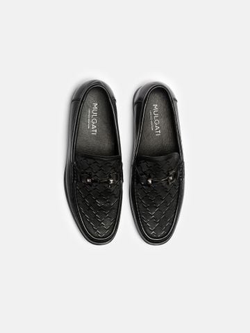 Đen##Giày lười nam Mulgati Horsebit Loafer - f268-8