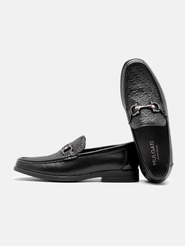 Đen##Giày lười nam Mulgati Horsebit Loafer - f268-8