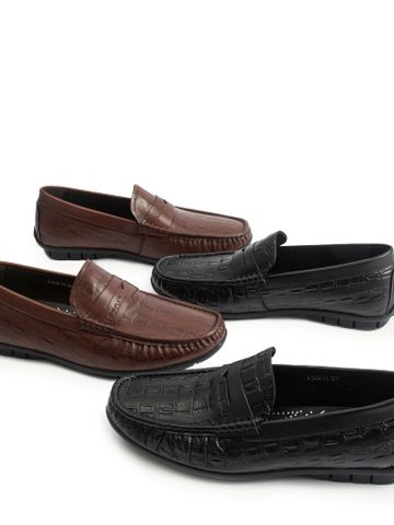 Nâu##Giày lười nam Mulgati Penny Moccasin - F43914