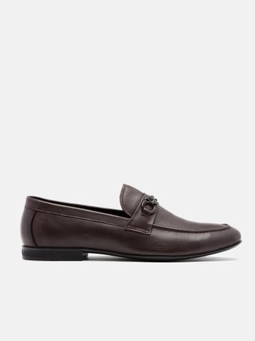 Nâu##Giày lười nam Mulgati Horsebit Loafer - F662-A17