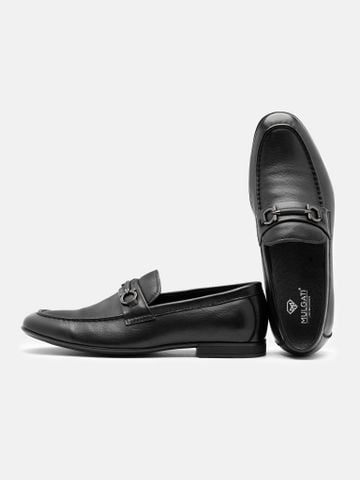 Đen##Giày lười nam Mulgati Horsebit Loafer - F662-A17