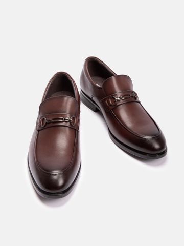 Nâu##Giày lười nam Mulgati Horsebit Loafer - FA19918