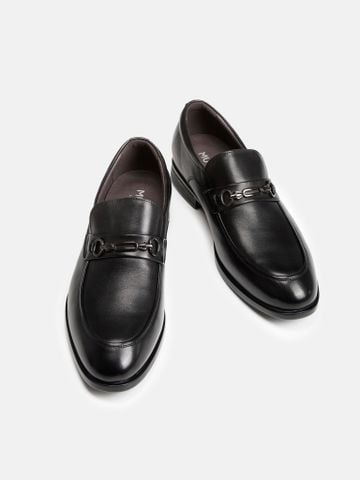 Đen##Giày lười nam Mulgati Horsebit Loafer - FA19918