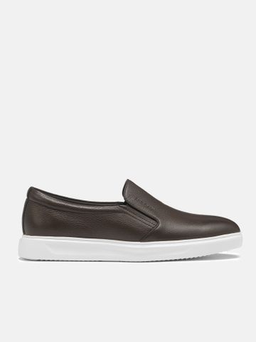 Nâu##Giày thể thao nam Mulgati Slip on - K3188-3