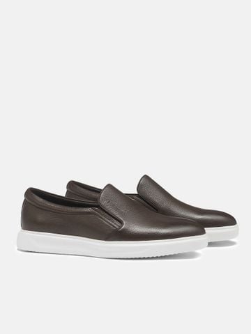 Nâu##Giày thể thao nam Mulgati Slip on - K3188-3