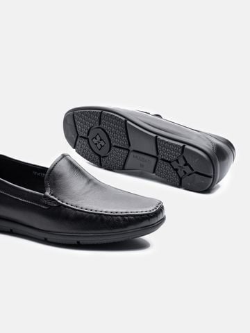 Đen##Giày lười nam Mulgati Basic Moccasin - ND43705