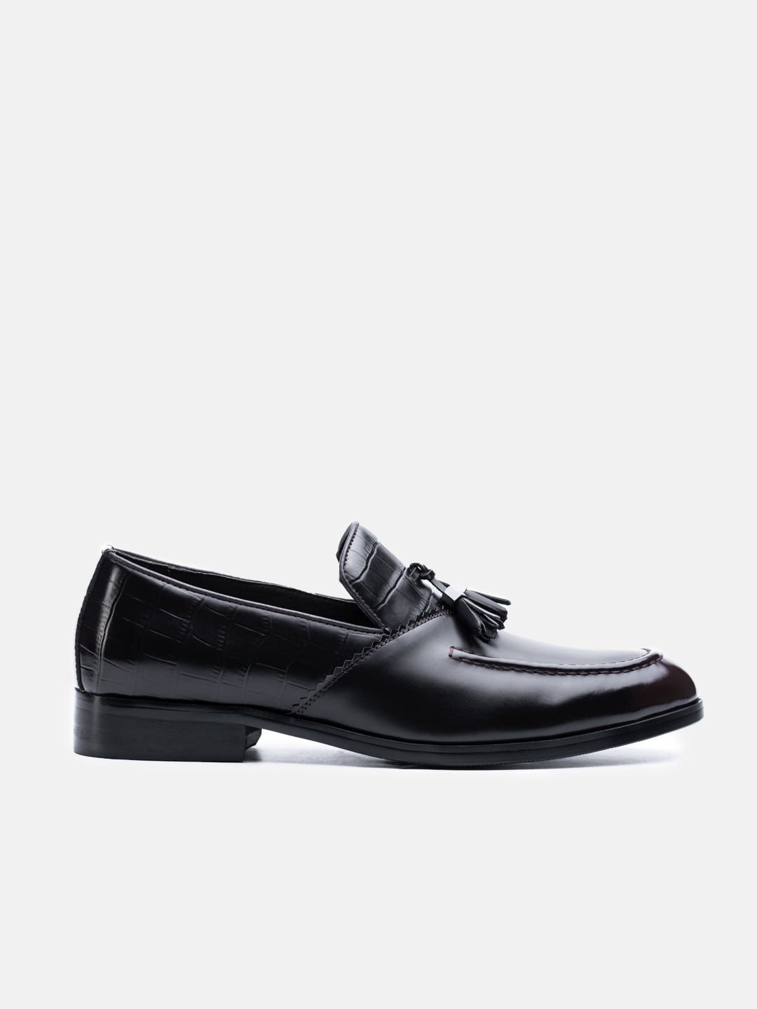 Nâu đen##Giày lười nam Mulgati Tassel Loafer - ND4662