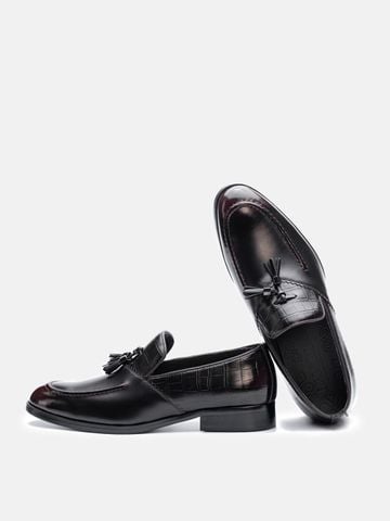 Nâu đen##Giày lười nam Mulgati Tassel Loafer - ND4662