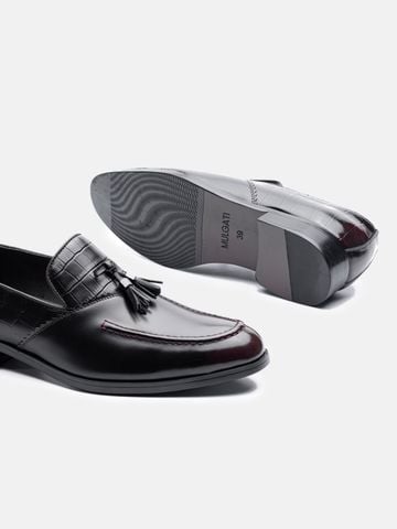 Nâu đen##Giày lười nam Mulgati Tassel Loafer - ND4662