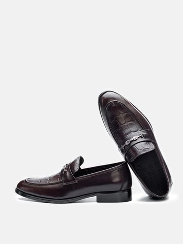 Nâu##Giày lười nam Mulgati Horsebit Loafer - ND4669