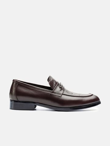 Nâu##Giày lười nam Mulgati Horsebit Loafer - ND4669