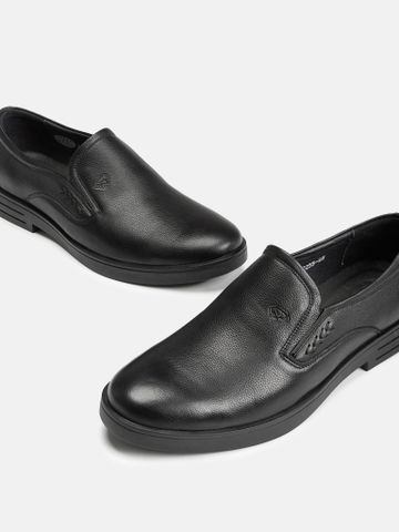 Đen##Giày lười nam Mulgati Basic Loafer - R255
