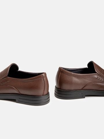 Nâu##Giày lười nam Mulgati Basic Loafer - R255