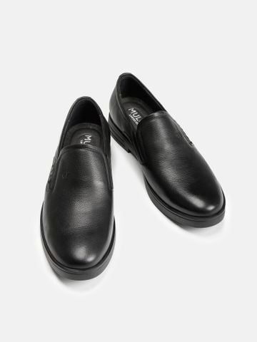 Đen##Giày lười nam Mulgati Basic Loafer - R255