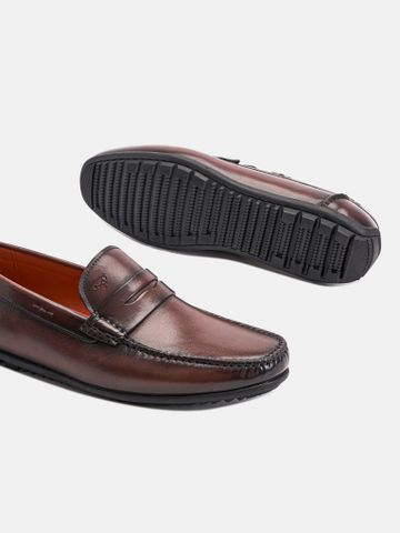 Nâu##Giày lười nam Mulgati Penny Moccasin - SP011100