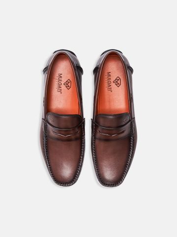 Nâu##Giày lười nam Mulgati Penny Moccasin - SP011100