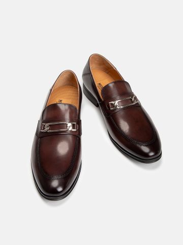 Nâu##Giày lười nam Mulgati Horsebit Loafer - SP17338-55