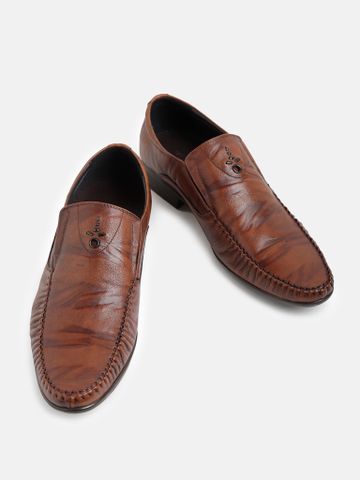 Nâu##Giày lười nam Mulgati Loafer - YD136-V905