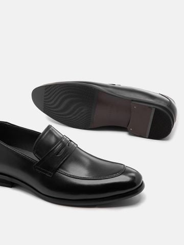 Đen##Giày lười nam Mulgati Penny Loafer - X90878