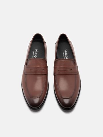 Nâu##Giày lười nam Mulgati Penny Loafer - X90878