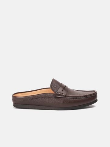 Nâu##Giày sục nam Mulgati Penny Mules Shoes - A16739