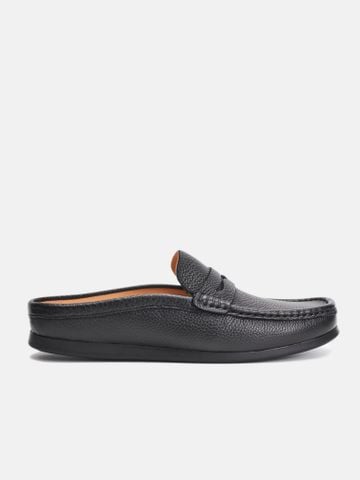 Đen##Giày sục nam Mulgati Penny Mules Shoes - A16739