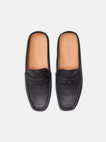 Đen##Giày sục nam Mulgati Penny Mules Shoes - A16739