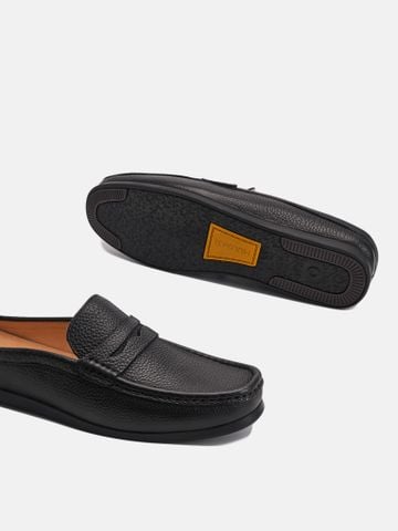 Đen##Giày sục nam Mulgati Penny Mules Shoes - A16739