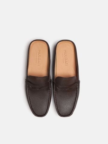 Nâu##Giày sục nam Mulgati Penny Mules Shoes - A16739