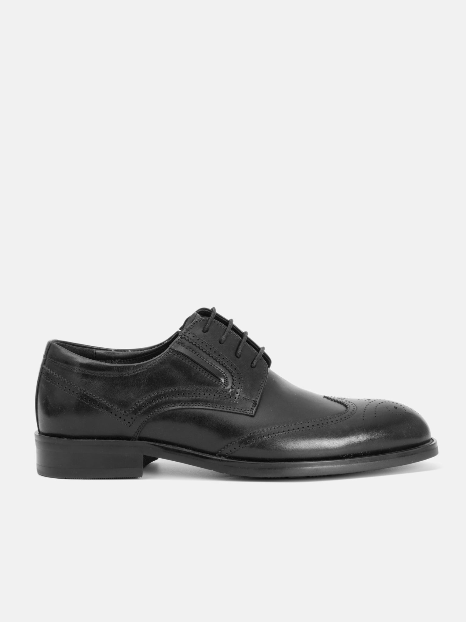 Đen##Giày tây nam Mulgati Wingtips Derby - 5408A