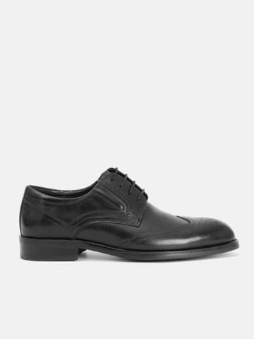 Đen##Giày tây nam Mulgati Wingtips Derby - 5408A