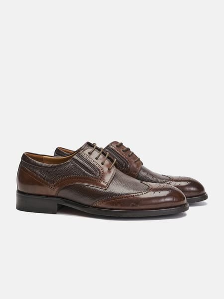 Giày tây nam Mulgati Wingtips Derby - 5408A