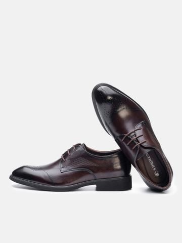 Nâu##Giày tây nam Brogues Derby - NW622120
