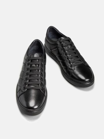 Đen##Giày thể thao nam Mulgati Black Sneaker - M128A-82