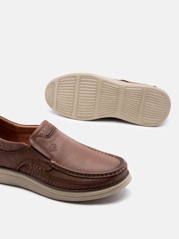 Nâu##Giày thể thao nam Mulgati Slip on - 203127