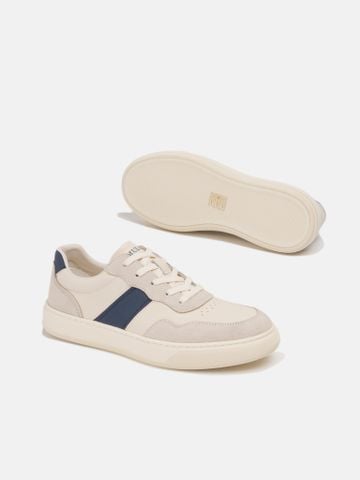 Trắng##Giày thể thao nam Mulgati Leather Sneaker HX37A